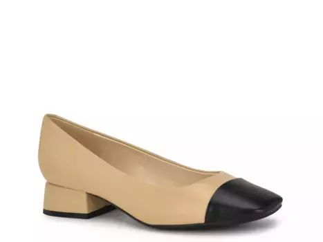 Туфли-лодочки Nine West Sophe, светло-бежевый/черный