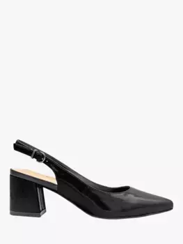 Туфли-лодочки Paradox London Isabel Slingback Block Heeled, черный
