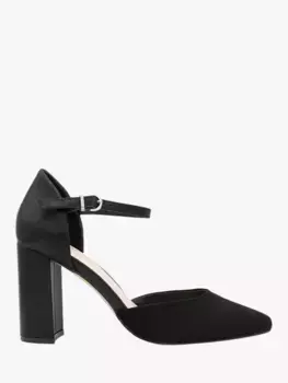 Туфли-лодочки Paradox London Rana Micro Suede Block Heel, черный