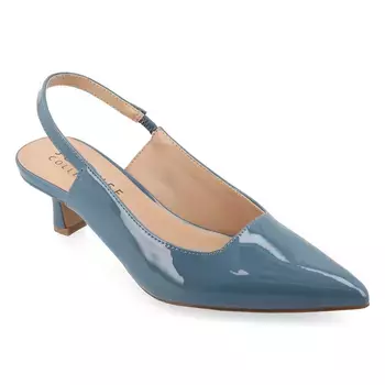 Туфли-Лодочки Paulina с открытой пяткой Journee, синий