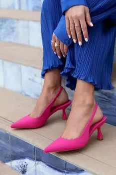 Туфли-лодочки Presley с пяткой на пятке и каблуке-шпильке Linzi, розовый