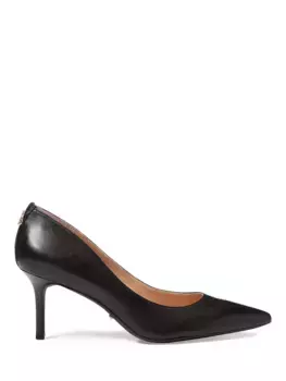Туфли-лодочки Ralph Lauren Lauren Ralph Lauren Lanette Leather Pointed Toe Stiletto, черный