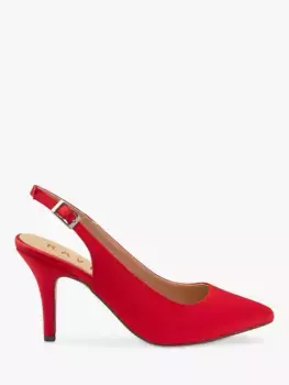 Туфли-лодочки Ravel Kavan Satin Stiletto Heel Slingback, красный