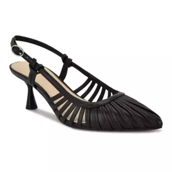 Туфли-лодочки Resta с острым носком женские без застежек Nine West, черный