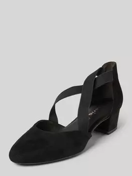 Туфли-лодочки с эластичными вставками Tamaris, черный