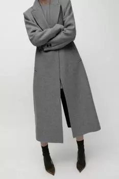 Туфли-лодочки с атласным эффектом ZARA, хаки зеленый