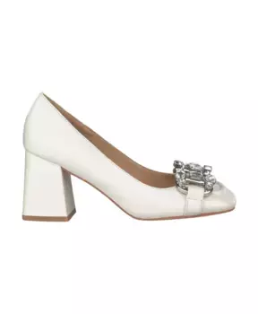 Туфли Лодочки с декорированными шпильками Alma En Pena, белый