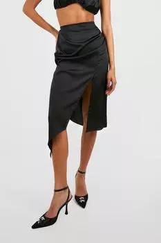 Туфли-лодочки с кружевом и декором boohoo, черный