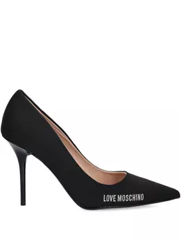 Туфли-лодочки с логотипом Love Moschino, черный