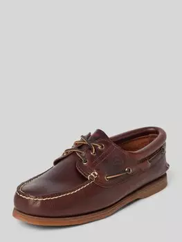Туфли-лодочки с логотипом, модель «CLASSIC BOAT» Timberland, темно-коричневый