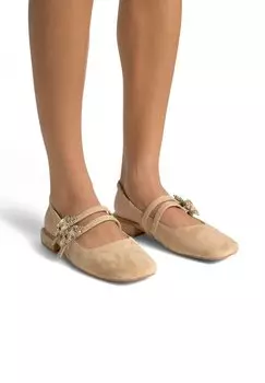 Туфли-лодочки с открытой пяткой Alma en Pena, светло-коричневый