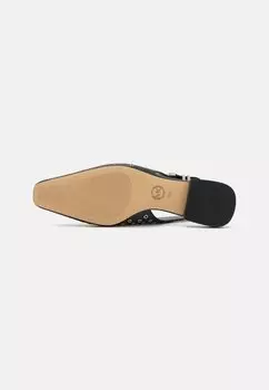 Туфли-лодочки с открытой пяткой DARRINGTON FLAT MICHAEL Michael Kors, черный