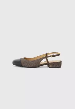 Туфли-лодочки с открытой пяткой PERLA MICHAEL Michael Kors, черный