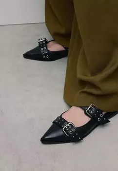 Туфли-лодочки с открытой пяткой SCHNALLE sacha, черный