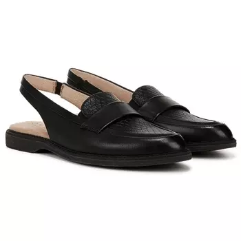 Туфли-лодочки с открытой пяткой Soul Naturalizer, black faux leather