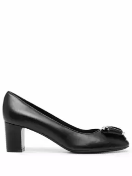 Туфли-лодочки с пряжкой Ferragamo, черный