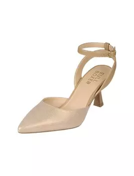 Туфли-лодочки с ремешком на пятке Bullboxer, бронза