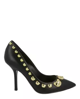 туфли-лодочки с заклепками Teddy Moschino, черный