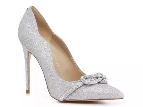 Туфли-лодочки Sam Edelman Deela Pump, серебристые блестки