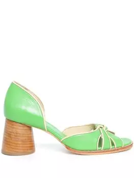 Туфли-лодочки Sarah Chofakian, зеленый
