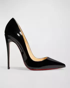 Туфли-лодочки So Kate Patent с острым носком на красной подошве Christian Louboutin