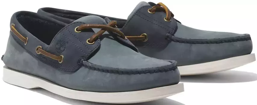 Туфли-лодочки Timberland "Classic Boat 2 Eye", цвет Md Blue Nubu