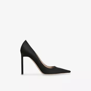 Туфли-лодочки Tom Ford Betty на каблуке из сатина, черный