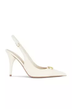 Туфли-лодочки V Logo 100 The Bold Edition Valentino Garavani, цвет Ivory
