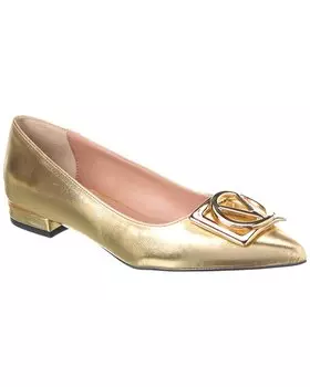 Туфли-лодочки Valentino от Mario Valentino Flora из кожи Valentino by Mario Valentino, золотой