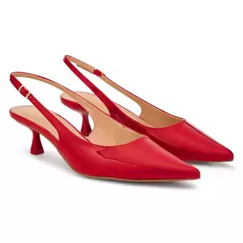 Туфли-Лодочки Valerie с открытой пяткой Madden Girl, красный