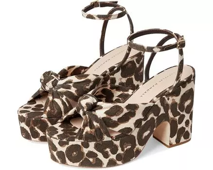 Туфли Loeffler Randall Chunky Platform Sandals, цвет Leopard