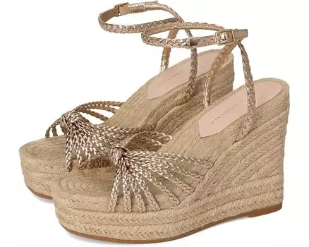 Туфли Loeffler Randall Pamela Mignon Knot Wedge, цвет Champagne/Natural