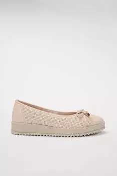 Туфли-лоферы - Бежевый - На плоской подошве Yaya by Hoti