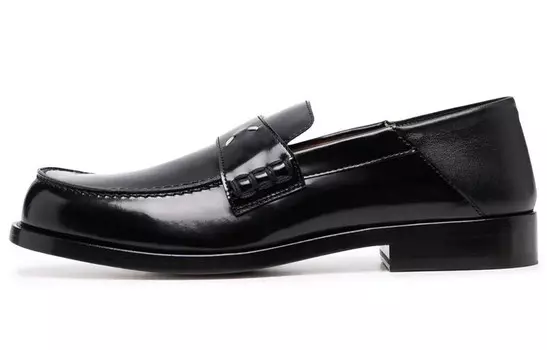 Туфли-лоферы Maison Margiela Four-stitch Logo, черный