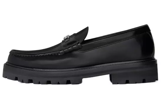 Туфли-лоферы Margaret Triomphe Chunky Loafer «Chain - Black Silver» Celine