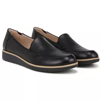 Туфли лоферы с круглым мысом Idea moc toe от Soul Naturalizer, черный искусственный кожзам.