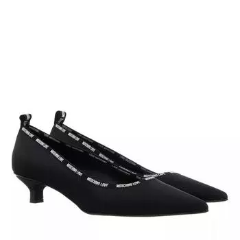 Туфли logo elastic Love Moschino, черный