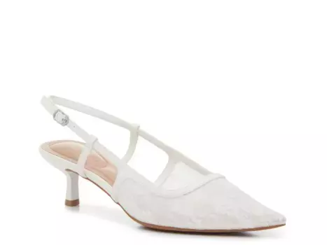 Туфли Lorelai Kelly & Katie, White Floral Lace Fabric