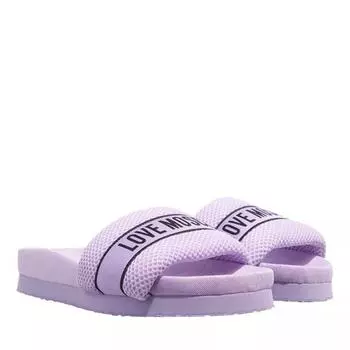 Туфли love moschino slides Love Moschino, фиолетовый