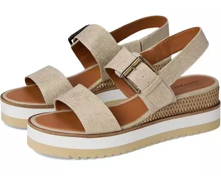 Туфли Lucky Brand Turoma Platform Wedge Sandals, цвет Natural/Platinum