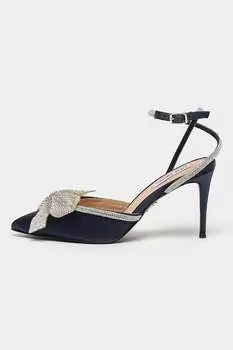 Туфли Luminoso с острым носком и декоративными камнями Steve Madden, синий
