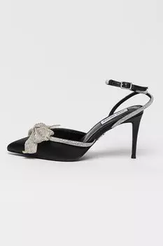 Туфли Luminoso с острым носком и декоративными камнями Steve Madden, черный