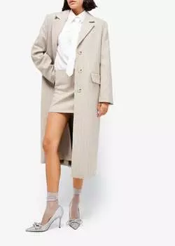 Туфли Mach & Mach Double Bow, серебряный