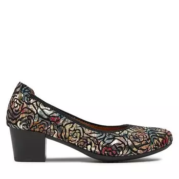 Туфли Maciejka 04802-43/00-1 Czarny Kwiaty, черный