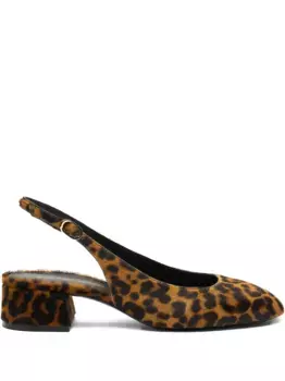 Туфли Maeve 35 с ремешком на пятке Stuart Weitzman, коричневый