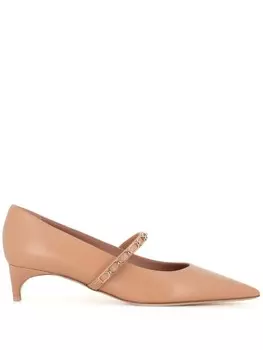 Туфли Malone Souliers с декольте Virna 40 мм, серый