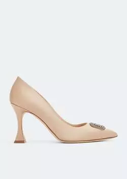 Туфли MANOLO BLAHNIK Floritanuhi pumps, бежевый