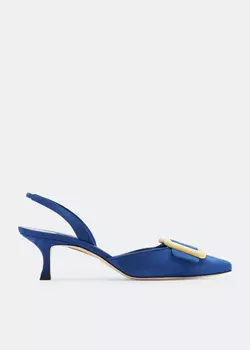 Туфли Manolo Blahnik Maysli Slingback, синий