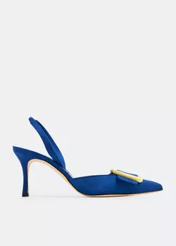 Туфли Manolo Blahnik Mayslibi Slingback, синий