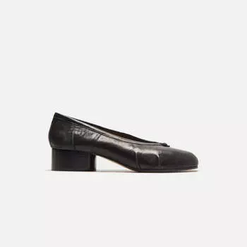 Туфли Margiela Tabi Ballerina, цвет H30 Black/White
